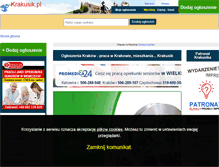 Tablet Screenshot of krakusik.pl
